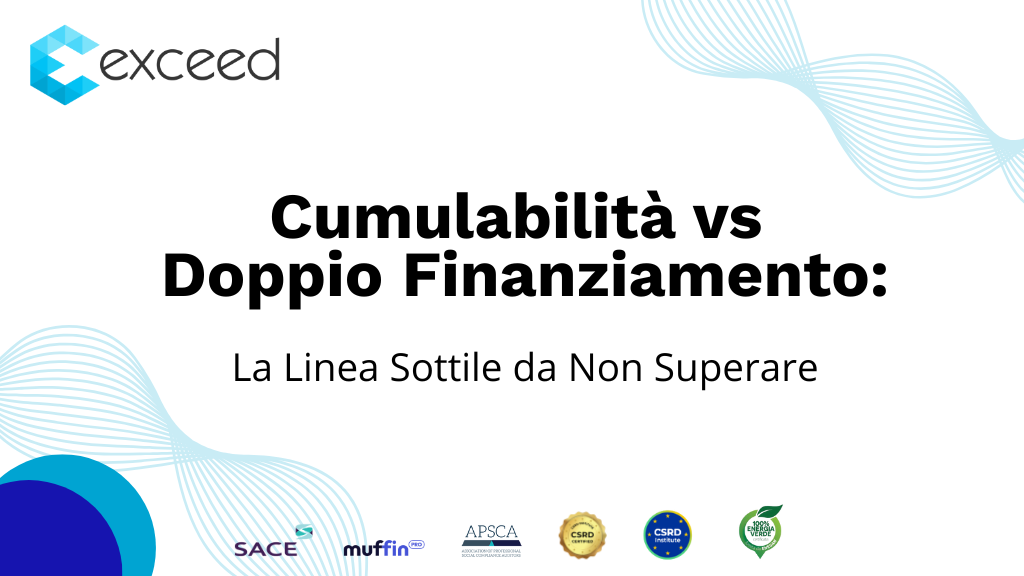 Cumulabilità vs Doppio Finanziamento